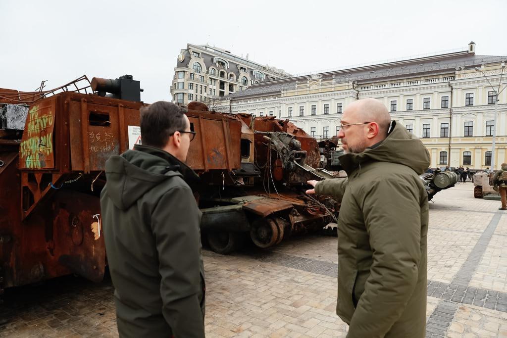 Премьер Польши Матеуш Моравецкий приехал в Киев 24 февраля 