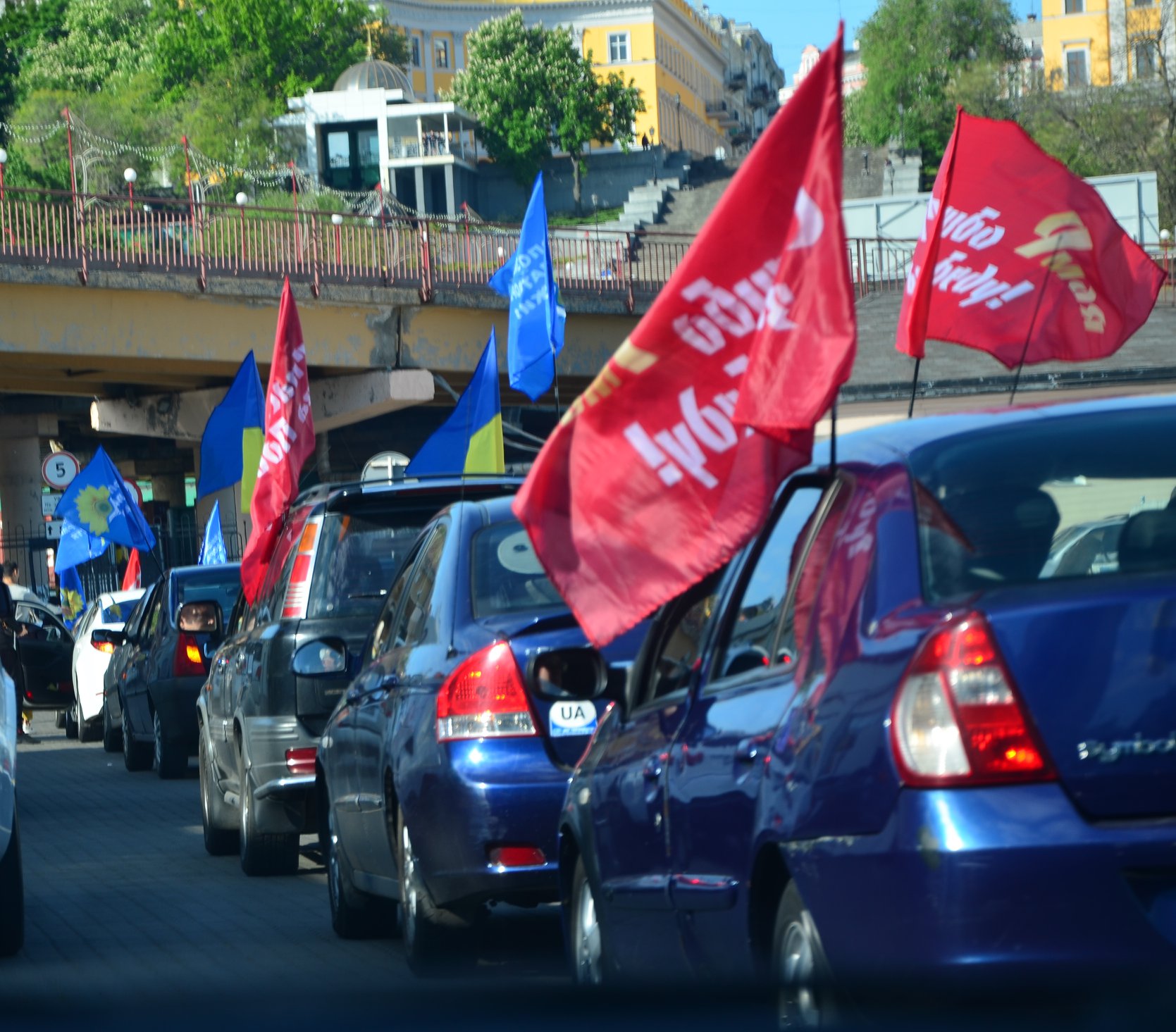 Автопробег к 9 Мая в Одессе