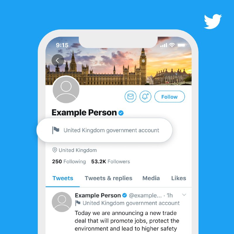 Twitter начнет маркировать страницы СМИ, которые находятся под контролем властей