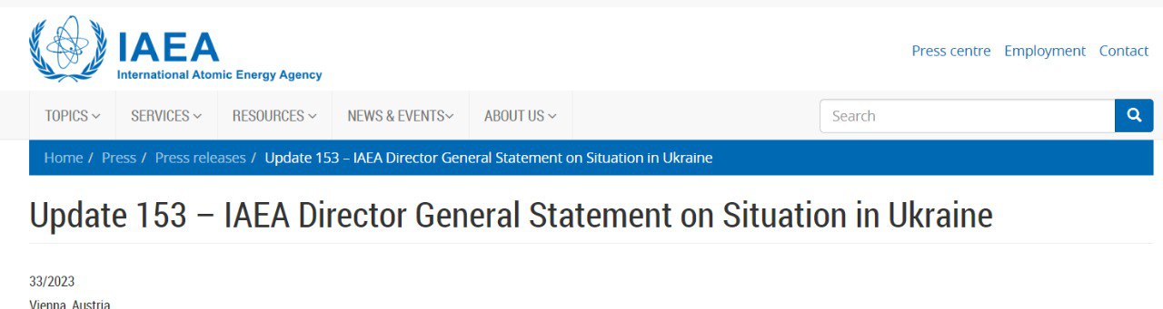 Гроссі розповів про ситуацію на ЗАЕС