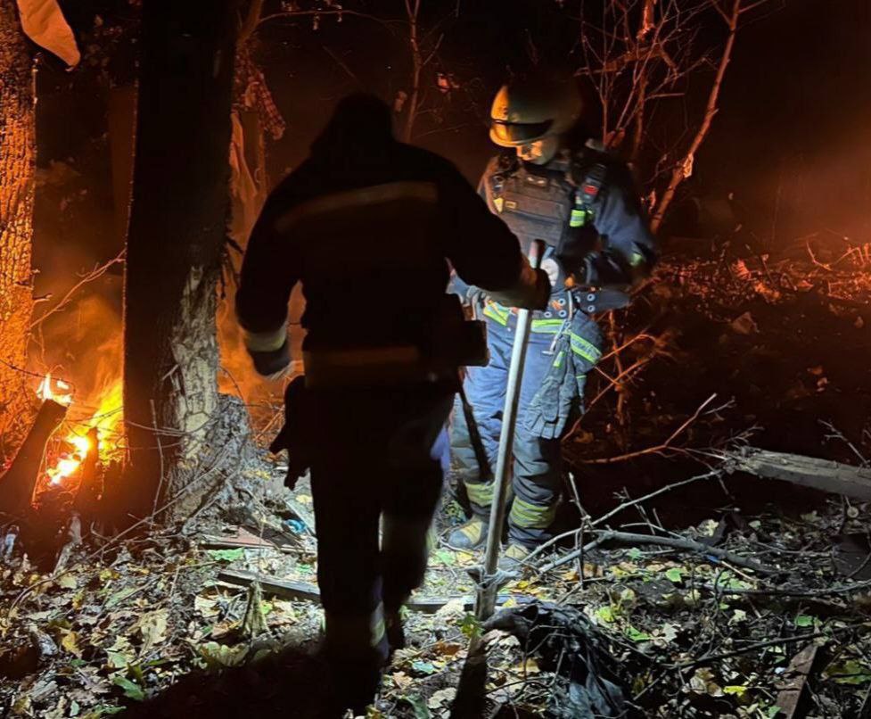 В окрестностях Днепра упали обломки ракеты